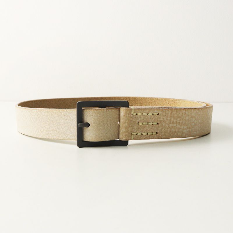 美品 45R フォーティーファイブアール ヴィンテージレザー ベルト 2