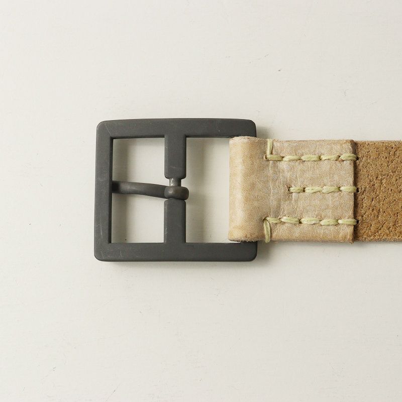 美品 45R フォーティーファイブアール ヴィンテージレザー ベルト 2