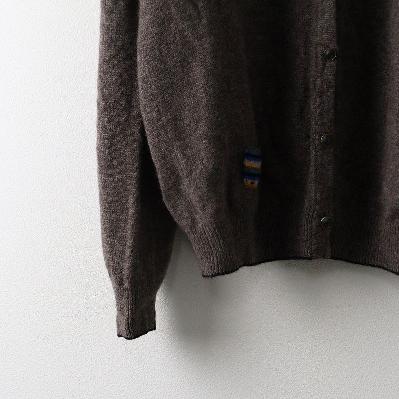 白田のカシミヤ シラタ カシミヤ ニット カーディガン 40｜ブラウン  