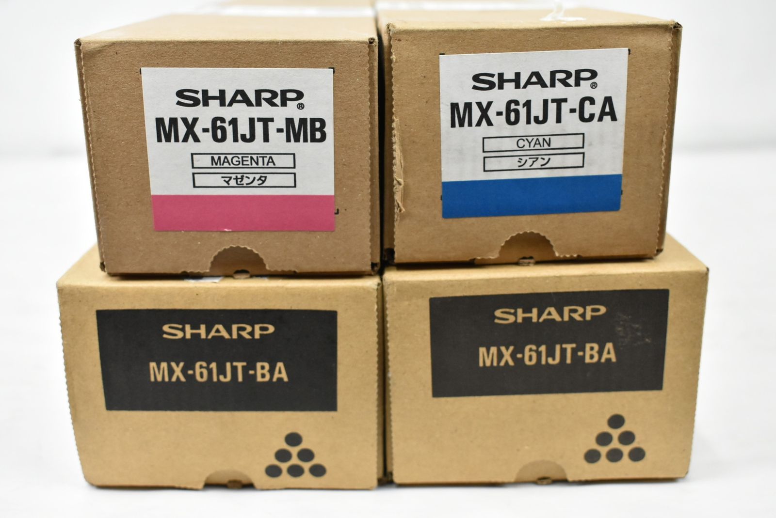 【新品未使用】SHARP MX-61JT トナー3色セット SHARP（シャープ） SHARP MX-61JT-CA トナー 純正品 【大容量】 シアン