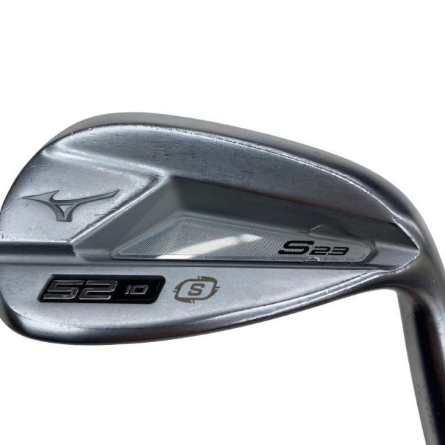 【】 ミズノ Mizuno S23(ホワイトサテン) 52°/10°S ウェッジ WG 純正特注シャフト (フレックスS) メンズ 男性用 右利き 右用 Cランク ゴルフクラブ