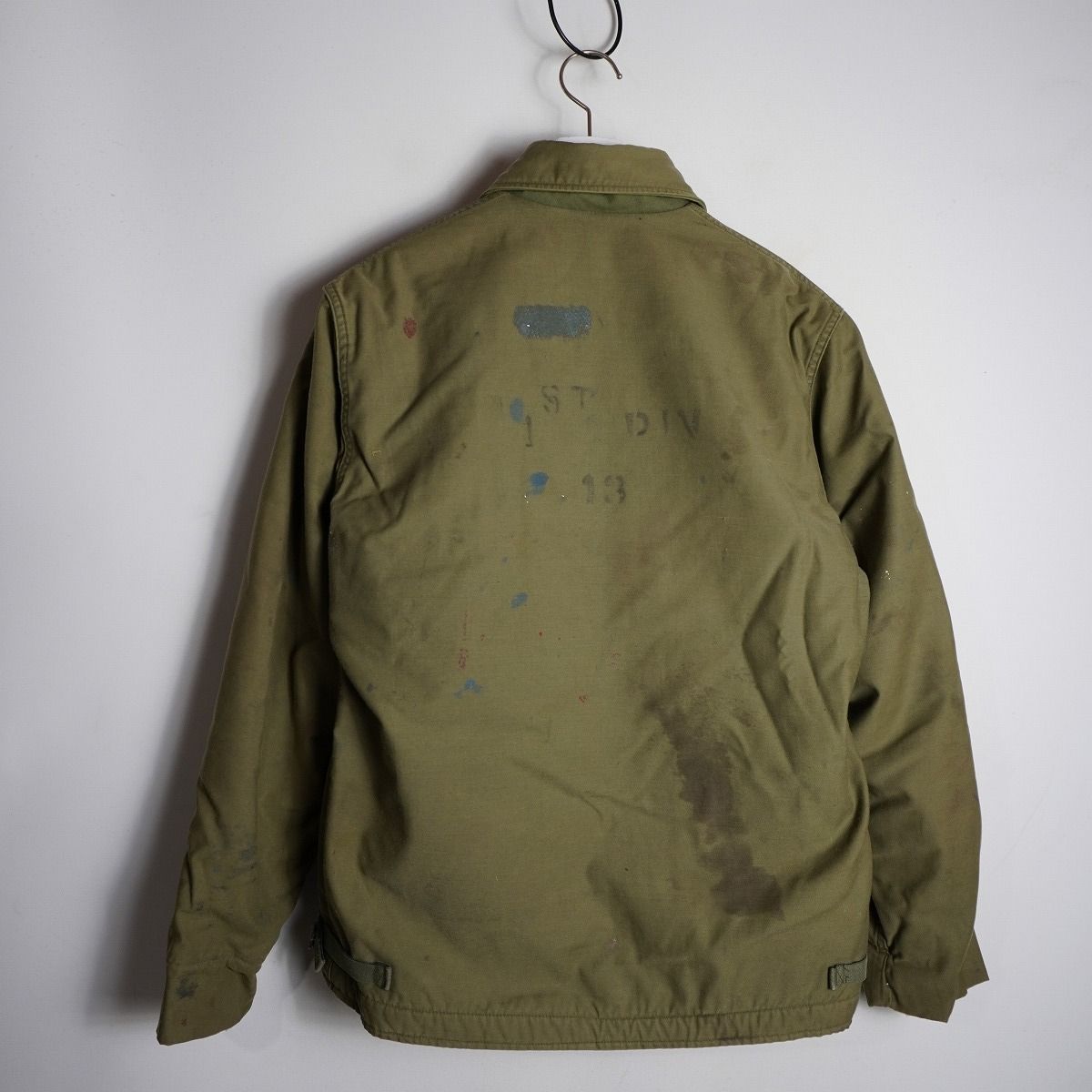 70s 米軍実物 A-2 デッキ ジャケット ミリタリー US NAVY ビンテージ