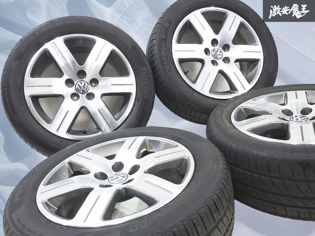 ニュービートル　ワーゲン　タイヤホイールセット205/55/R16 ○VW フォルクスワーゲン 純正 ニュービートル 16インチ 6.5J ＋42 5穴