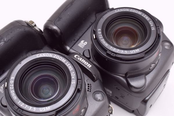 ジャンク｜【通電確認済】Cannon PowerShot S3 IS 2台セット｜N086