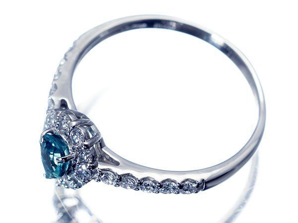 ジュエリー極】鑑付 良質天然ブルートルマリン0.30ct＆天然