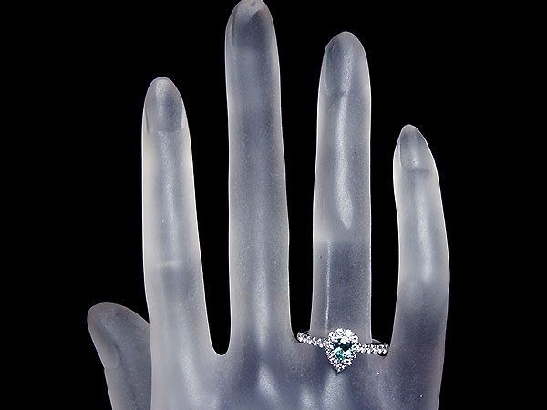 ジュエリー極】鑑付 良質天然ブルートルマリン0.30ct＆天然