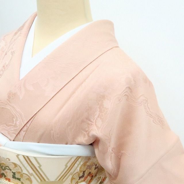 百華❀Y4252◇美品未着用 堅牢染 丹後ちりめん 仕付け糸付 手縫い