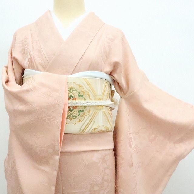 百華❀Y4252◇美品未着用 堅牢染 丹後ちりめん 仕付け糸付 手縫い