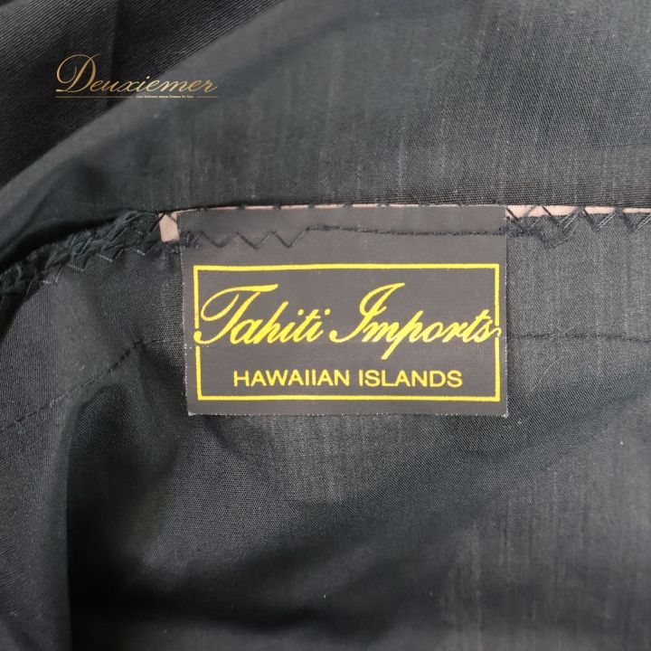 フラダンス 衣装 パウスカート ブラック系 タヒチインポーツ