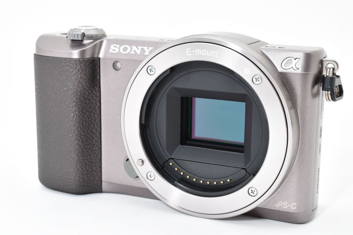 ショット数298回 極上品 SONY α5100 ILCE-5100 ボディ ブラウン YM5077
