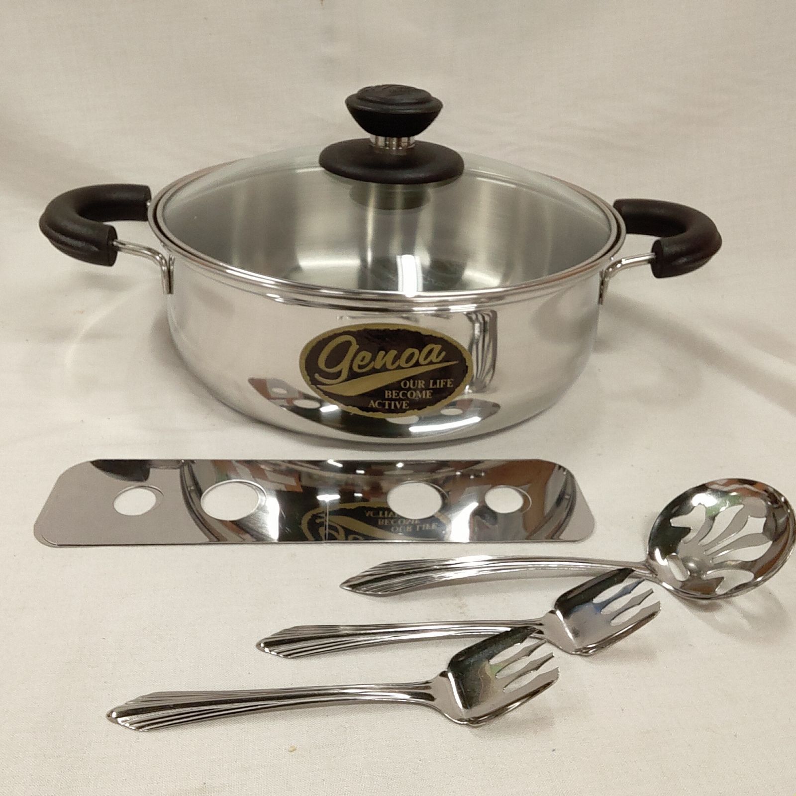 パール金属　ステンレススプーン　4本セット　湯豆腐　鍋料理　おでん　コロナ対策 パール金属 ステンレススプーン 4本セット 湯豆腐 鍋料理 おでん