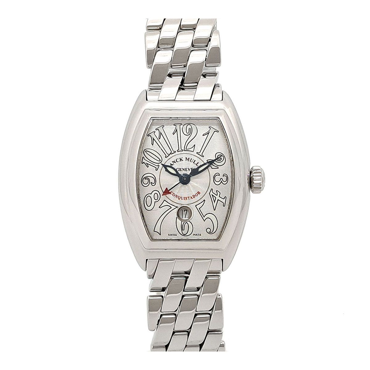 フランクミュラー コンキスタドール 8005SC 自動巻き ステンレススティール フランク・ミュラー コンキスタドール 8005SC シルバー 正規 - 腕時計