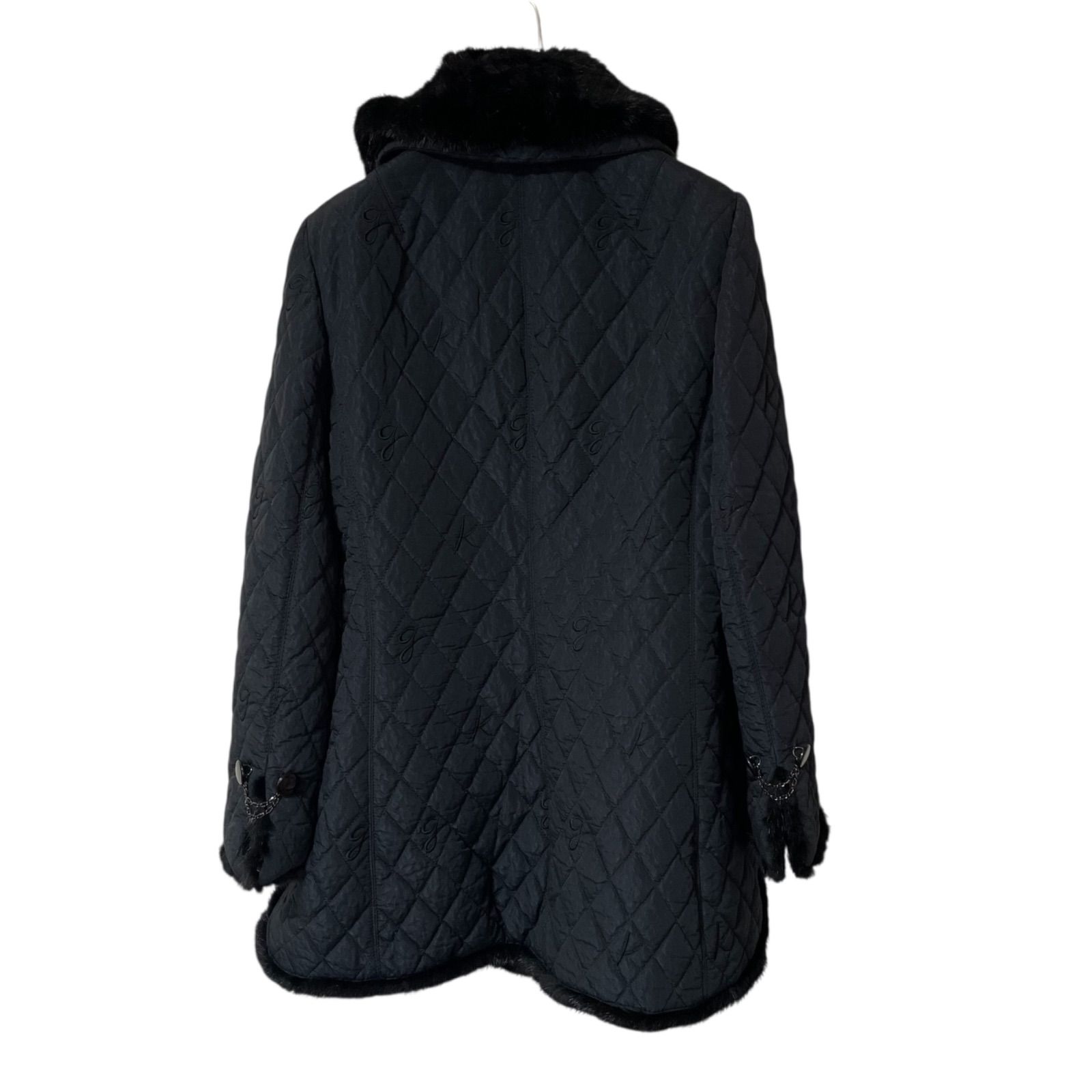 ZM1675【美品】GK 伊太利屋 イタリヤ ミンクファー付キルティング