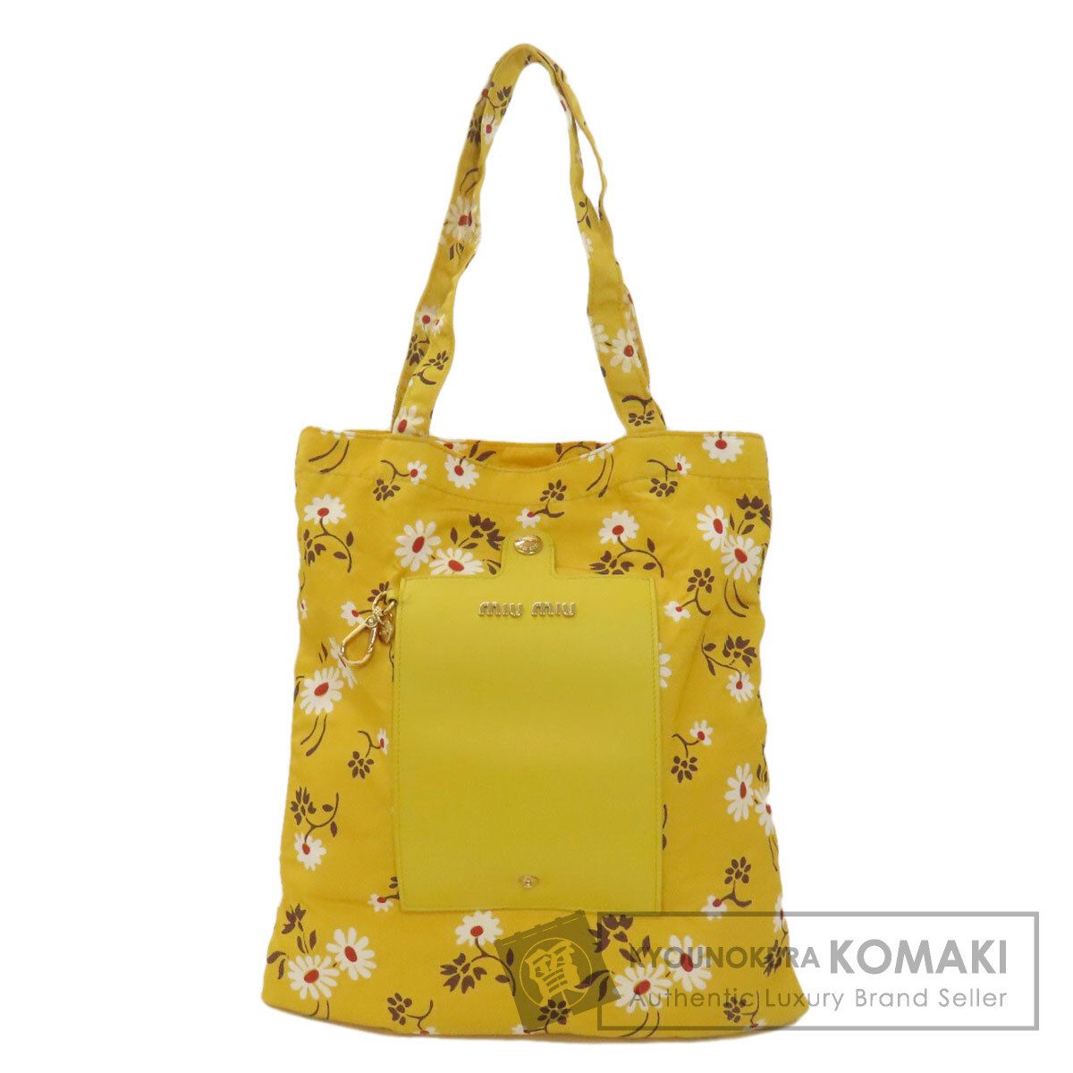 MIUMIU ミュウミュウ エコバッグ トートバッグ キャンバス レディース 