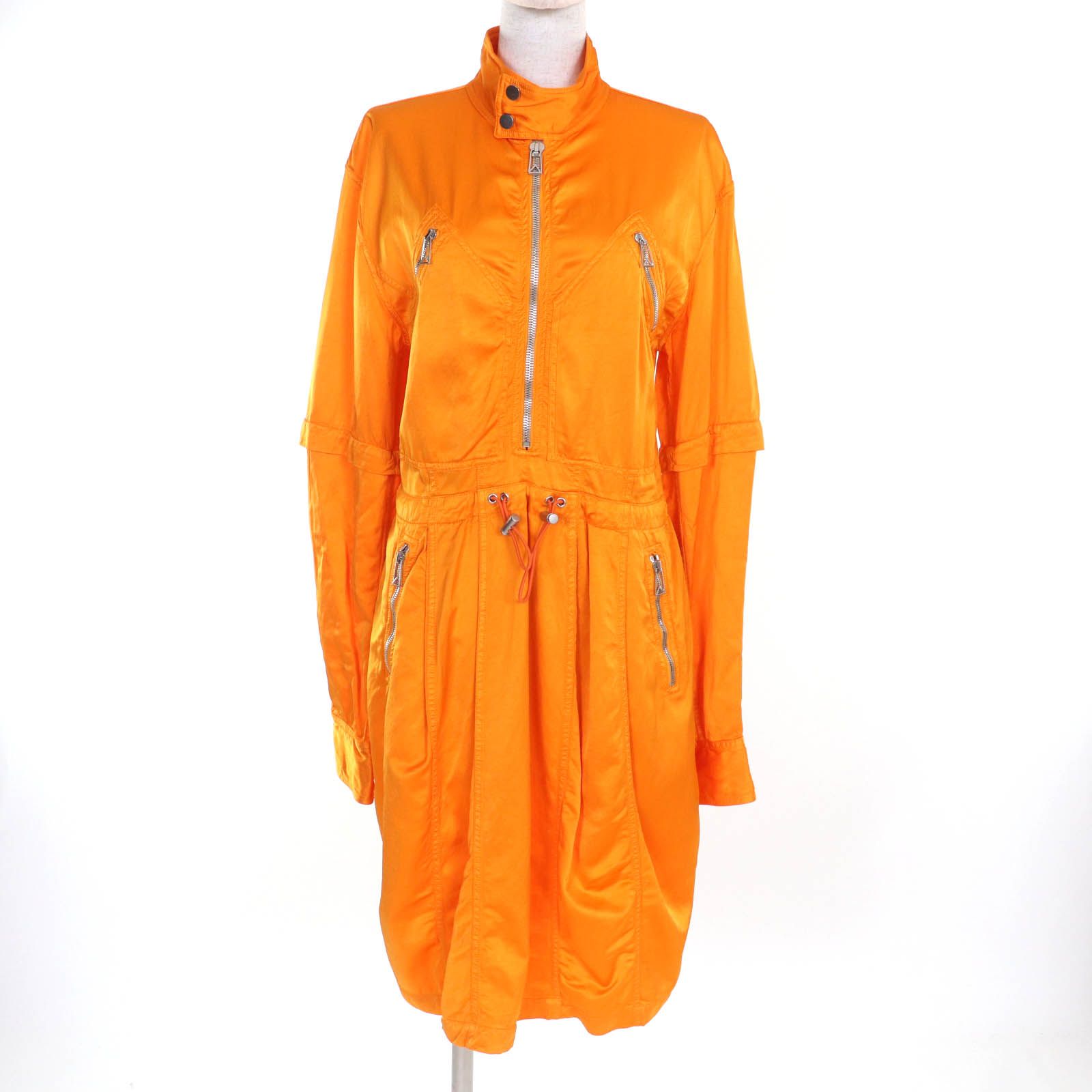 極美品★BOTTEGAVENETA ボッテガヴェネタ 2021年製 682062 ウエストドローストリング付 フルイドサテン ユーティリティドレス 36 正規品 極美品☆BOTTEGAVENETA ボッテガヴェネタ 2021年製 682062 ウエスト