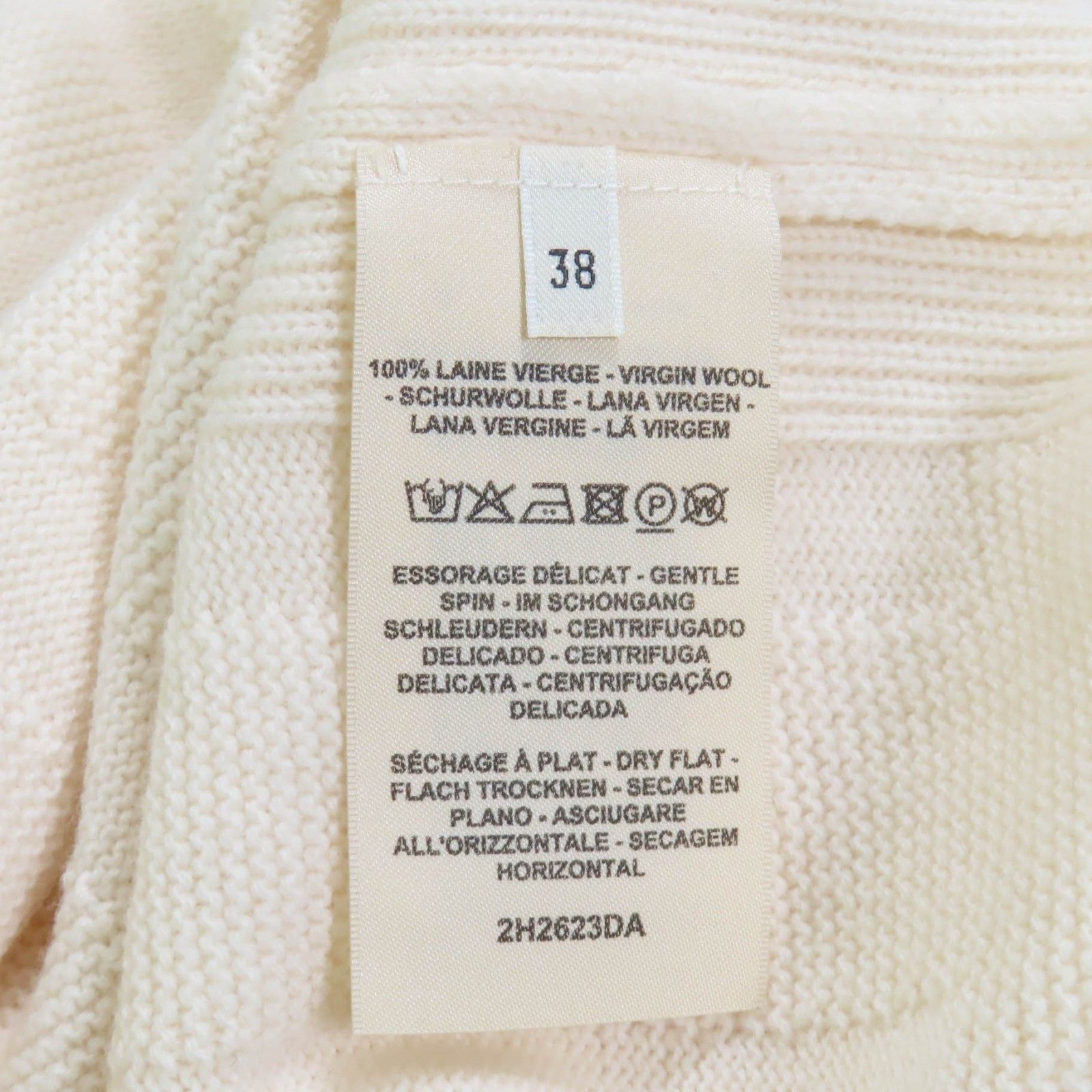 極美品☆HERMES エルメス 22AW 2H2623DA ウール100％ Hジャガード