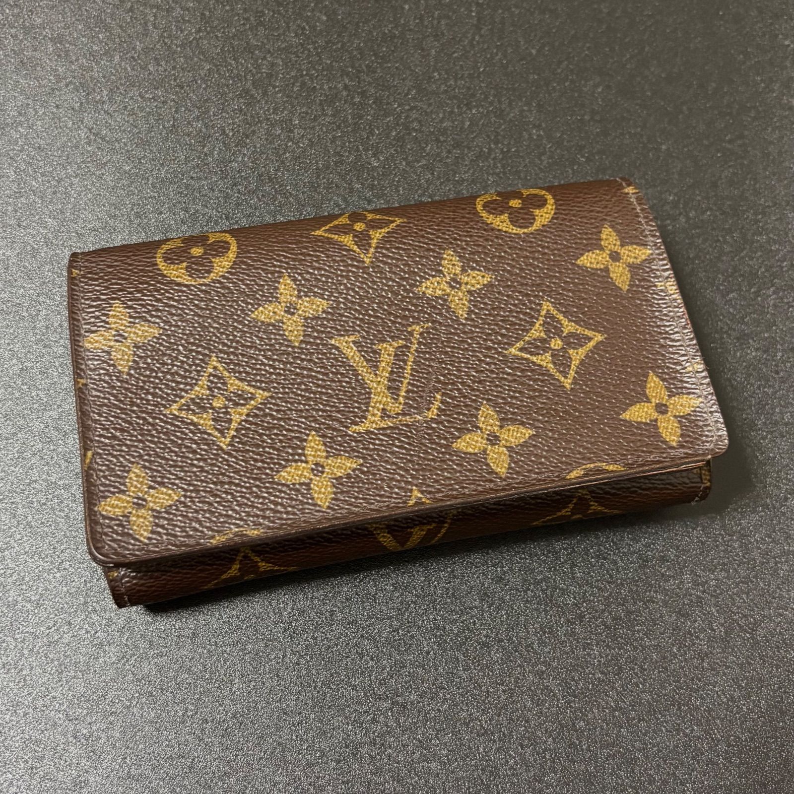 ルイヴィトン モノグラム トレゾール 二つ折り財布 コンパクトウォレット 極美品】ルイヴィトン モノグラム トレゾール 二つ折り財布 コンパクト