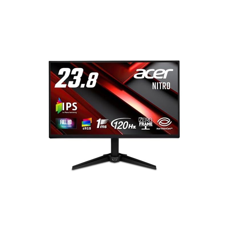 acer Nitro 23.8インチ フルHD モニター acer（エイサー） ゲーミングモニター Nitro 23.8インチIPS 240Hzフル