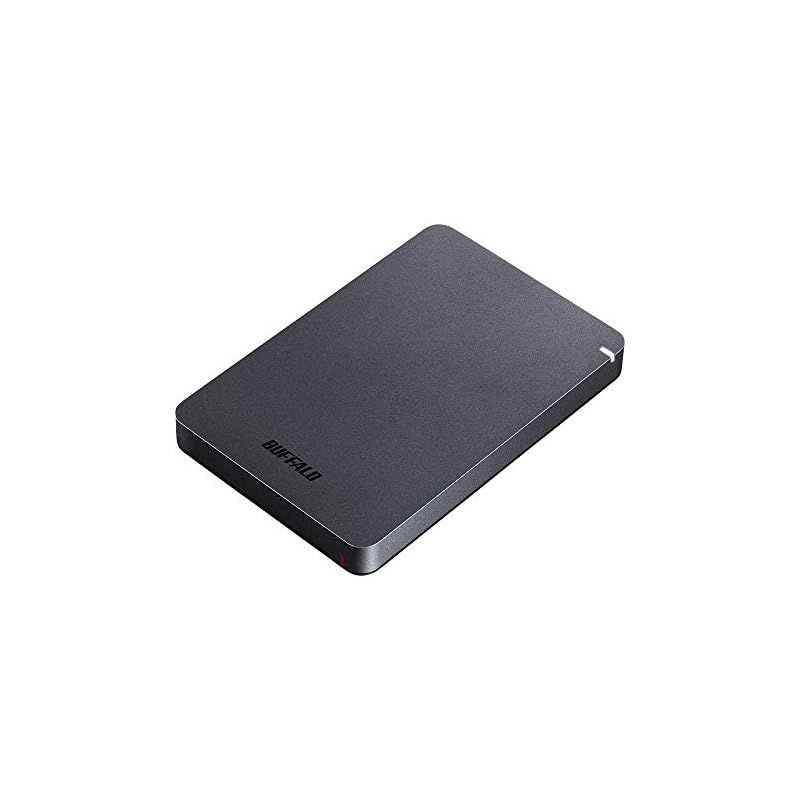 BUFFALO USB3.1(Gen.1)対応 耐衝撃ポータブルHDD 1TB ブラック HD-PGF1.0U3-BKA 0