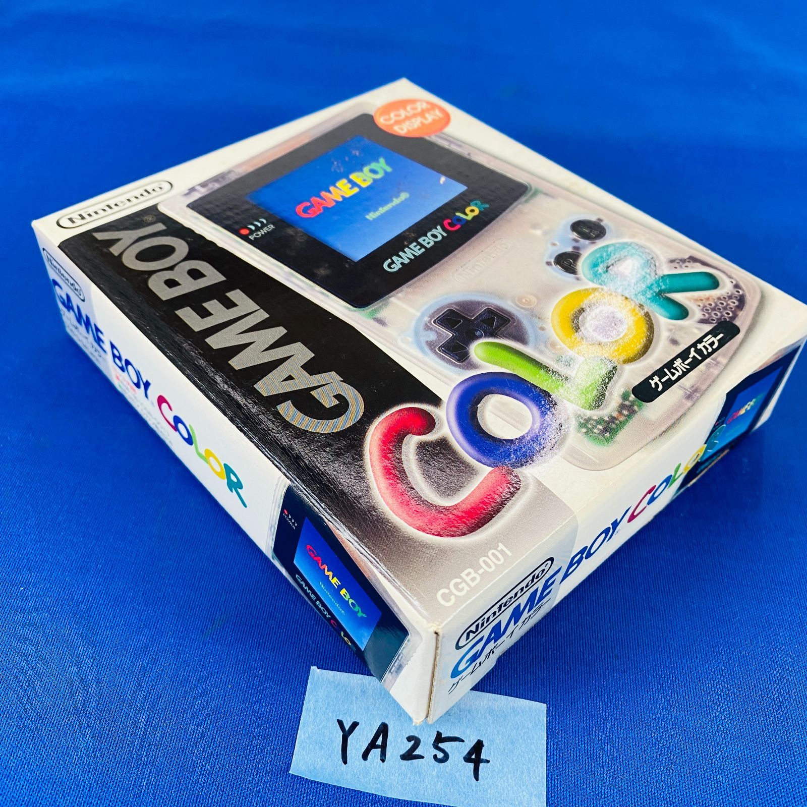 ゲームボーイカラー クリア CGB-001 任天堂 箱説明書等有 ゲームボーイカラー クリア CGB-001 動作確認済み CH22915874