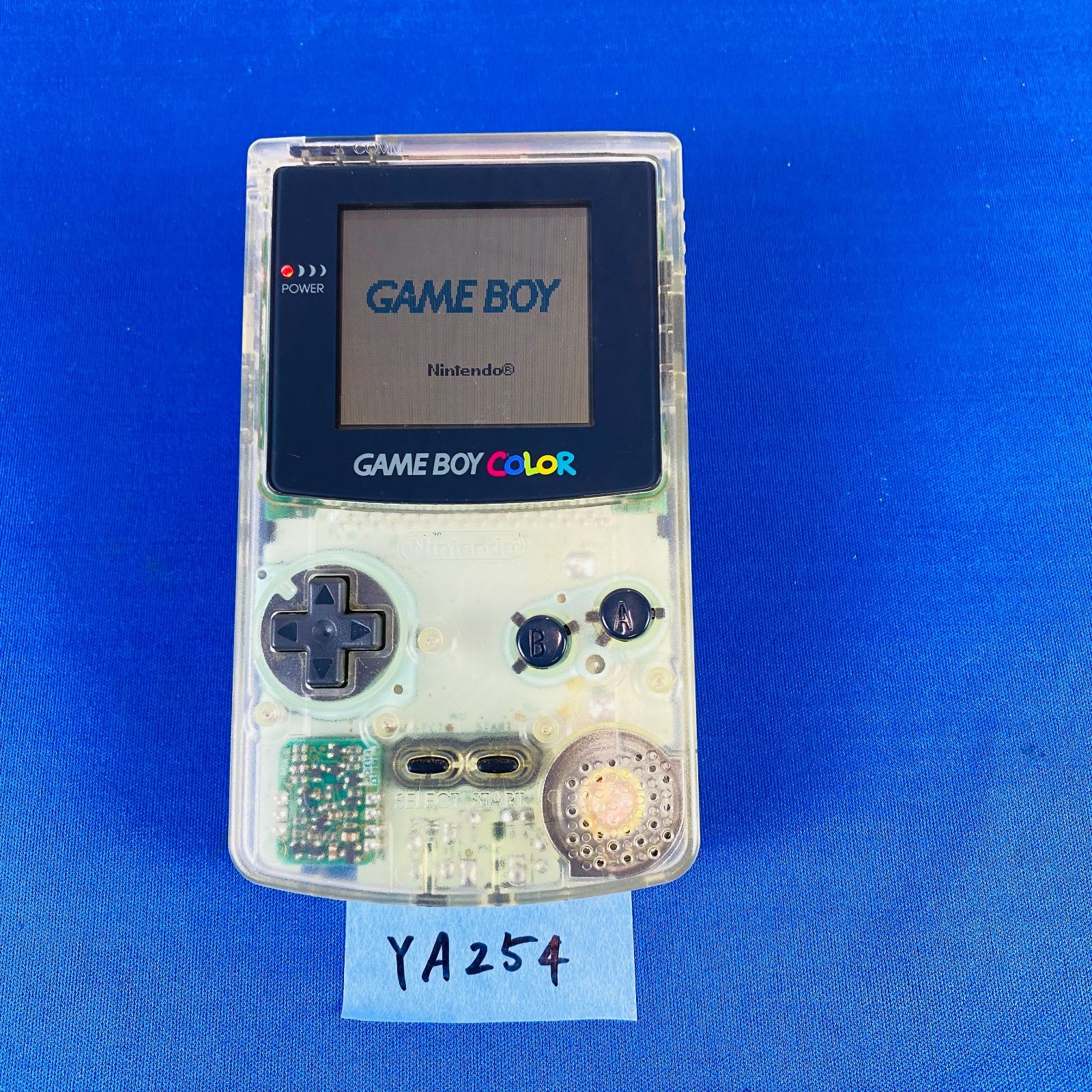 Nintendo ゲームボーイカラー クリア ◇YA254 ニンテンドー ゲームボーイカラー Nintendo GAMEBOY COLOR GBC