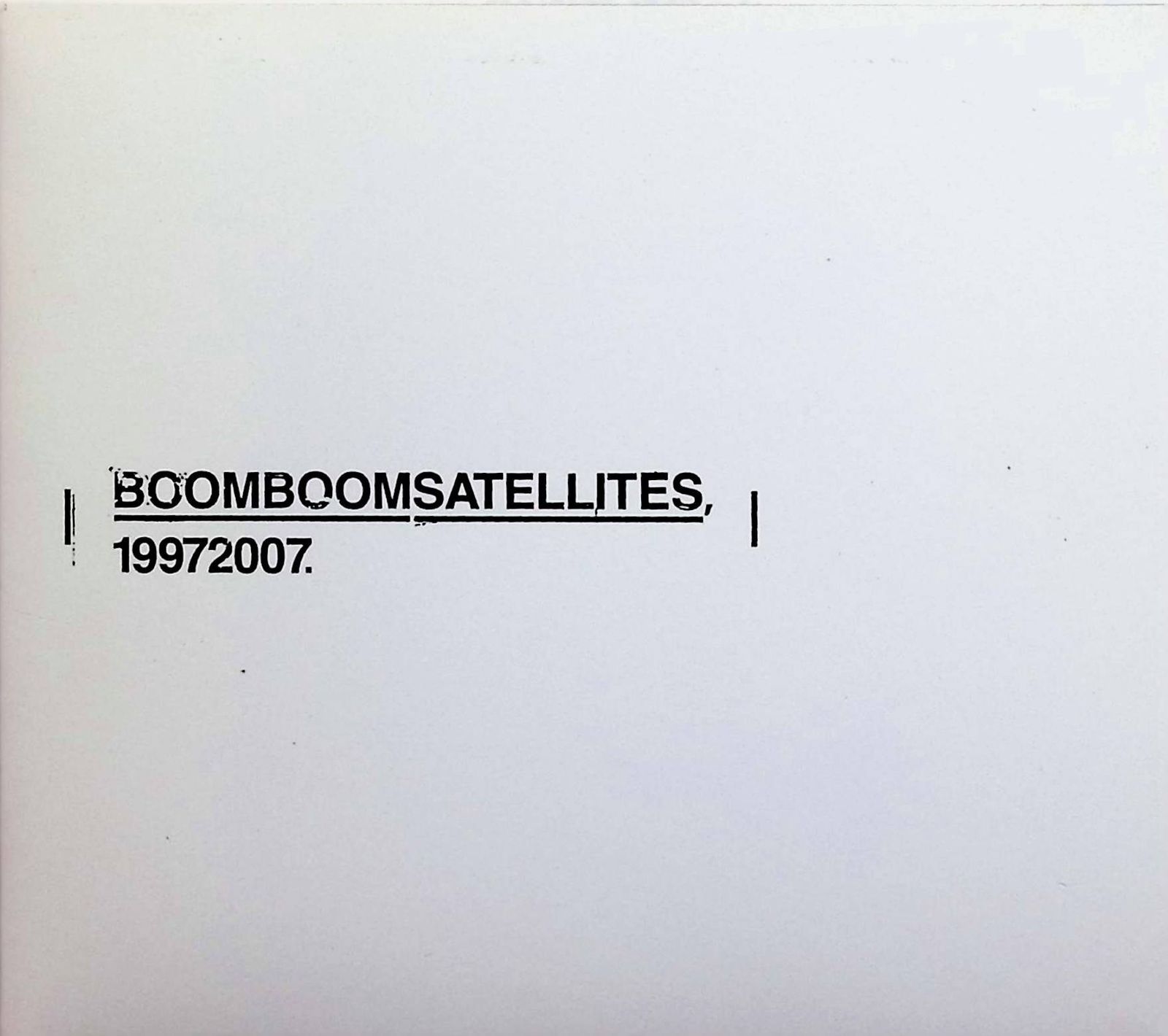 【送料無料】 BOOM BOOM SATELLITES/新品未開封/初回数量限定 19972007(初回生産限定盤3枚組)(DVD付) / BOOM BOOM SATELLITES (CD