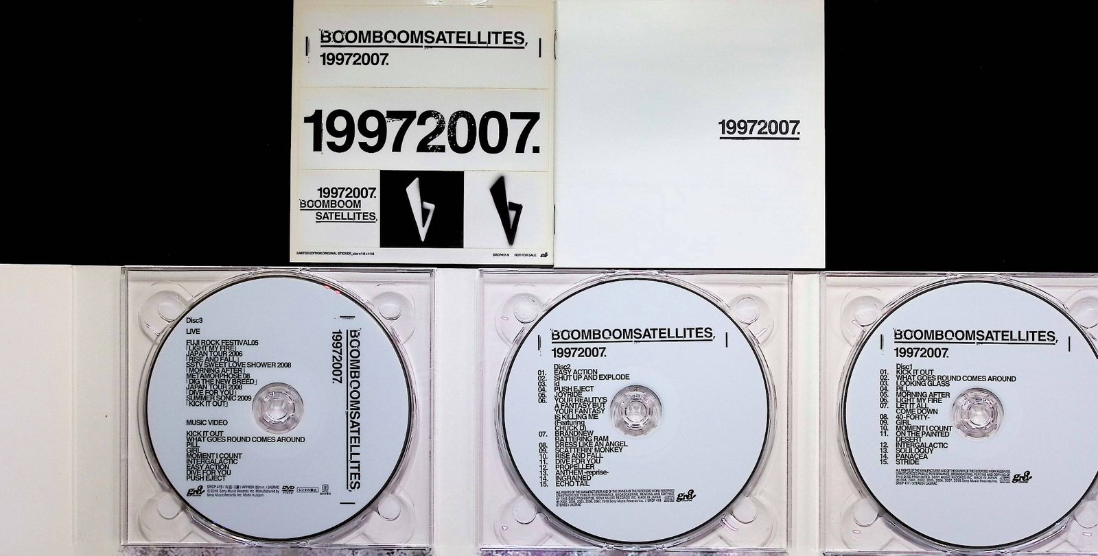 【送料無料】 BOOM BOOM SATELLITES/新品未開封/初回数量限定 19972007(初回生産限定盤3枚組)(DVD付) / BOOM BOOM SATELLITES (CD