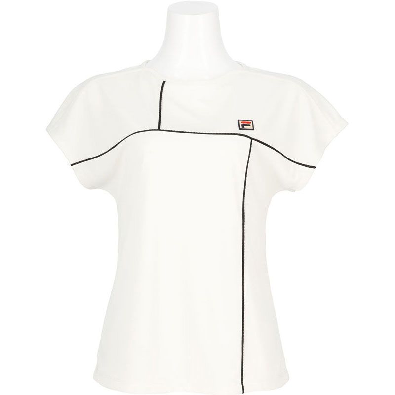 FILA フィラ ゲームシャツ トップ テニス ゲームシャツ (el0220-02z