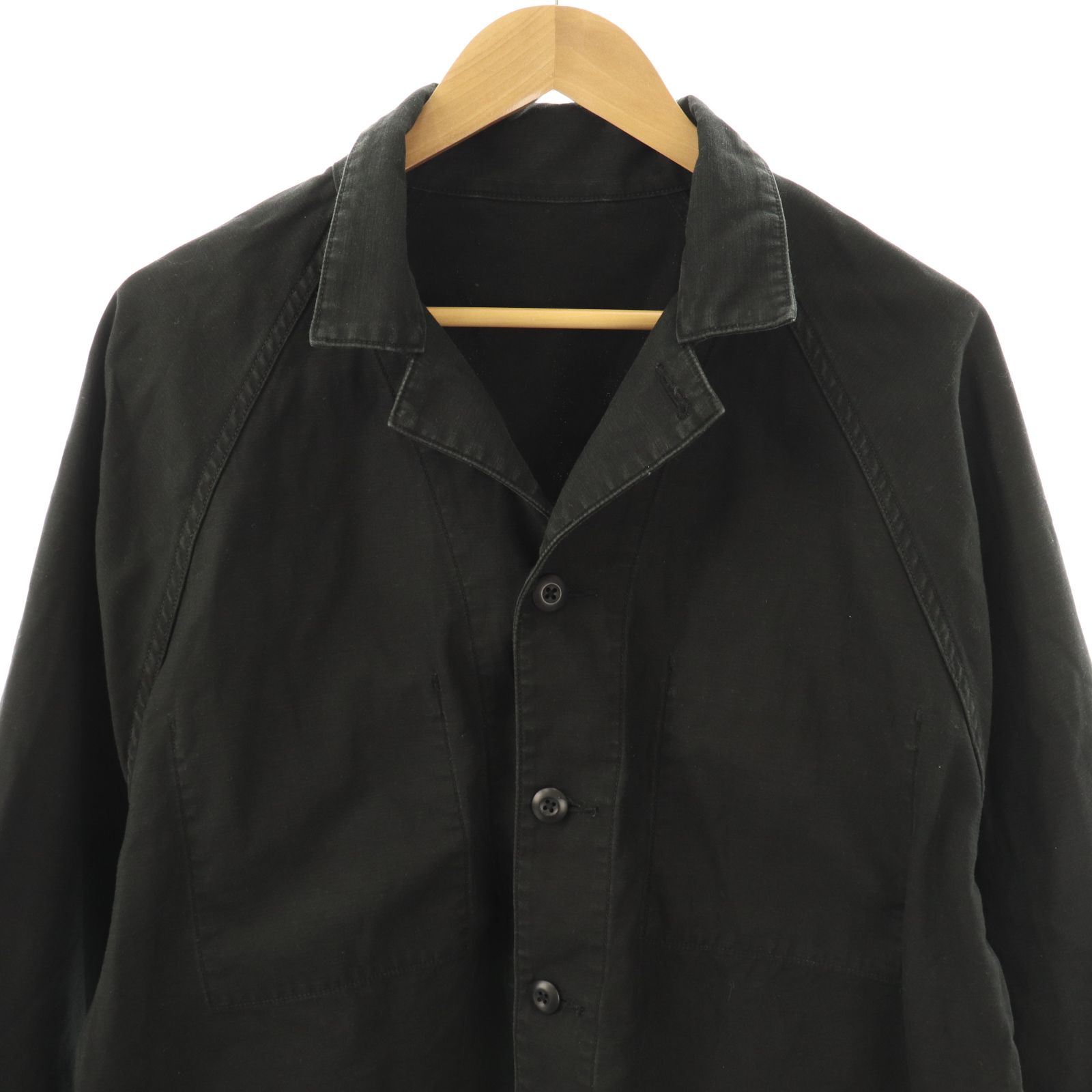 プラージュ Plage Army シャツ ジャケット 38 ブラック /DF □OS