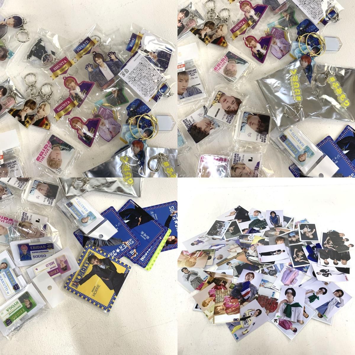 EBiDAN グッズまとめ売り ☆加古川物流】【中古品】EBiDAN (ICEx、BUDDiiS、Lienel、SUPER