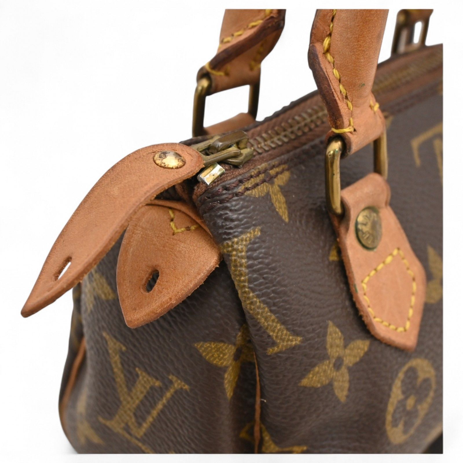 ルイヴィトン　モノグラム　ボストンバッグ　美品 LOUIS VUITTON（ルイ・ヴィトン） モノグラム ミニスピーディ ボストン