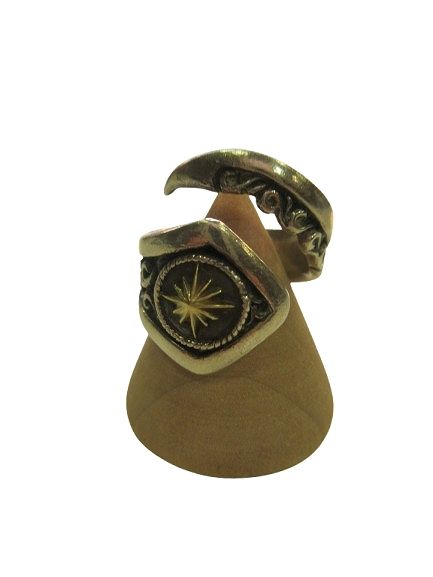 サード SAAD リング 指輪 太陽神 アラベスク ゴールド K18 シルバー