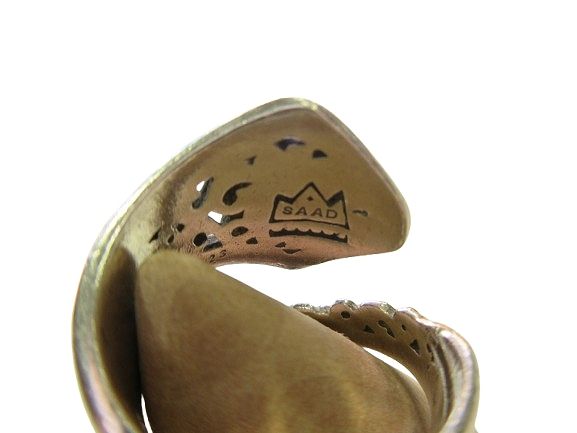 サード SAAD リング 指輪 太陽神 アラベスク ゴールド K18 シルバー