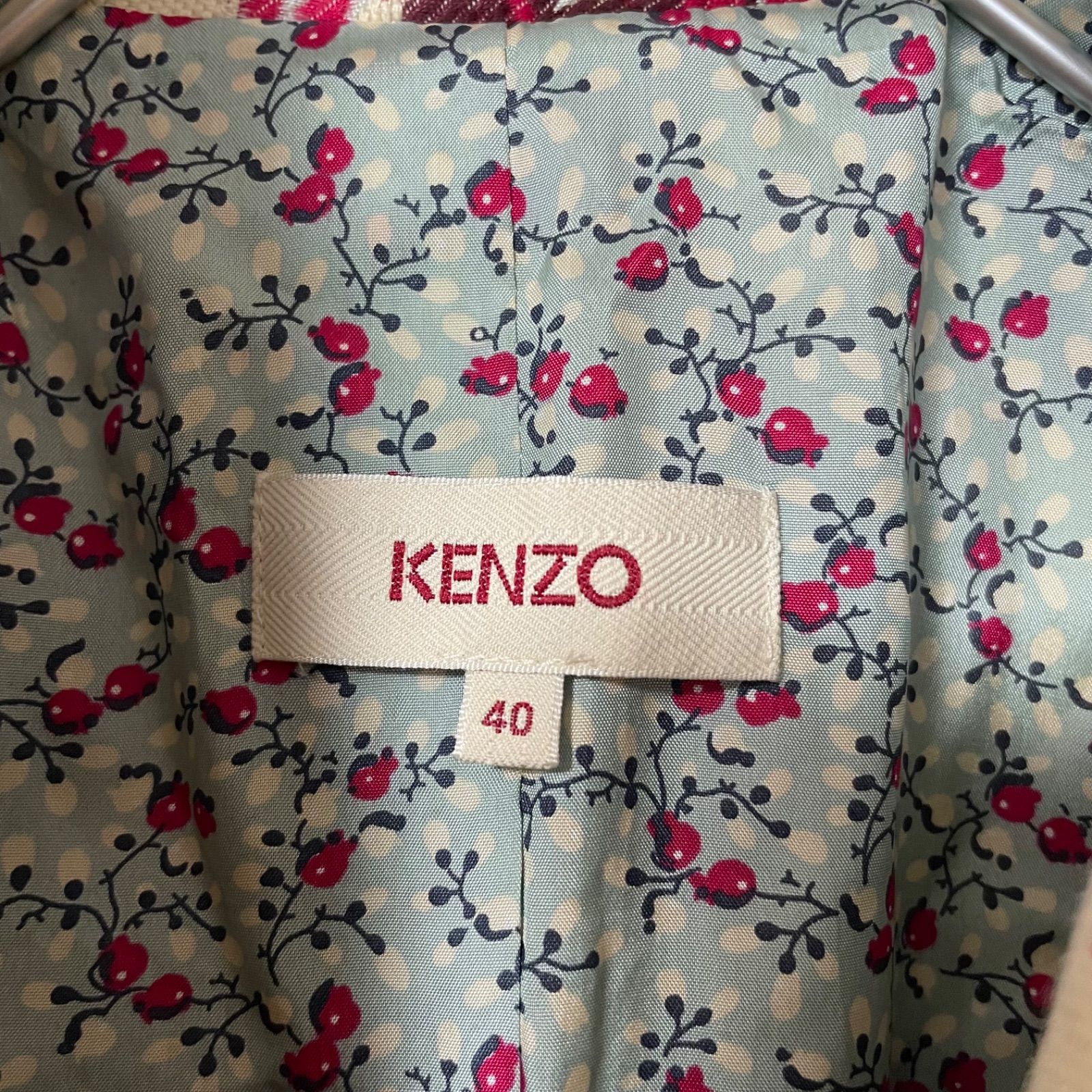 ZM1675【美品】KENZO ケンゾー 花柄テーラードジャケット 総柄