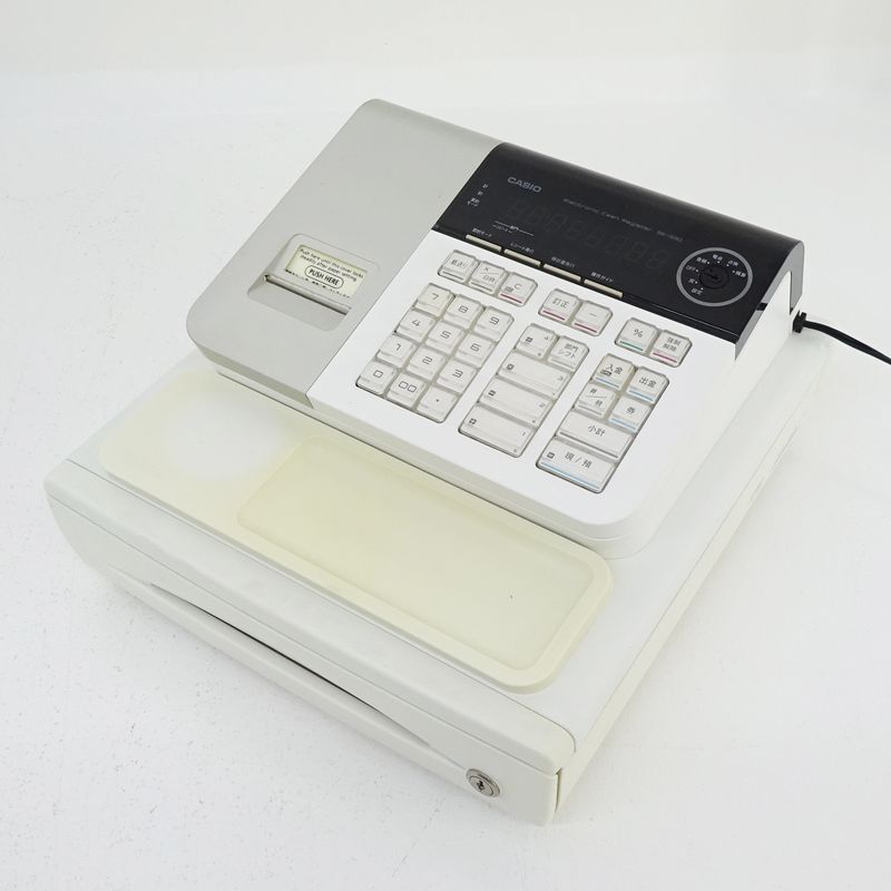 【美品】CASIO レジスター 電子レジスター SE-S30-WE 美品】CASIO レジスター 電子レジスター SE-S30-WE