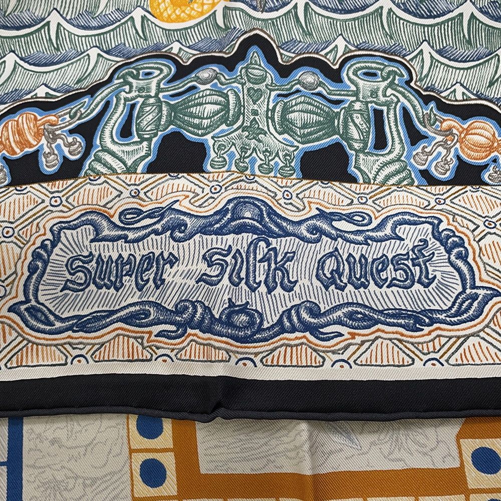 エルメス カレ90 Super Silk Quest スーパー・シルク・クエスト HERMES