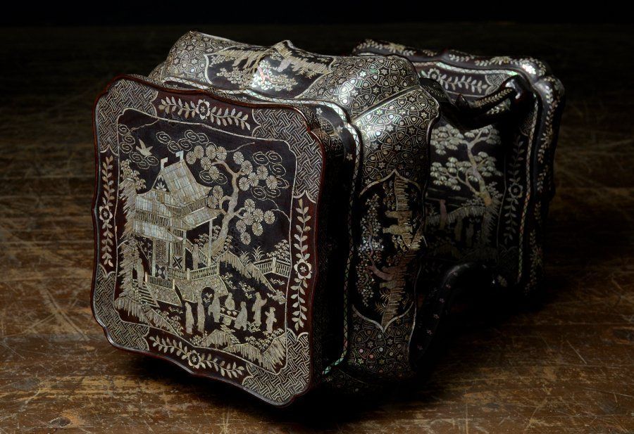 Yahoo!オークション -「青貝 螺鈿」の落札相場・落札価格 【流】中国