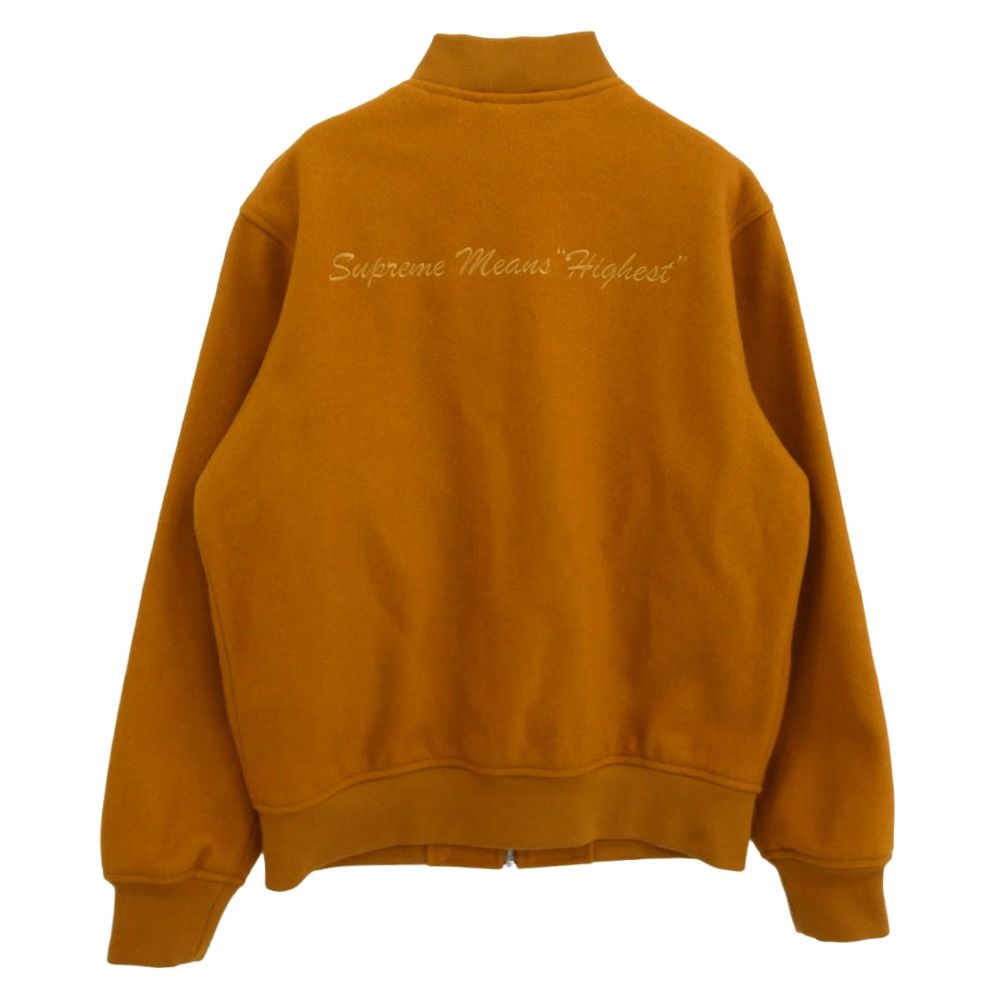 Supreme シュプリーム 16AW old english zip varsity jacket オールド
