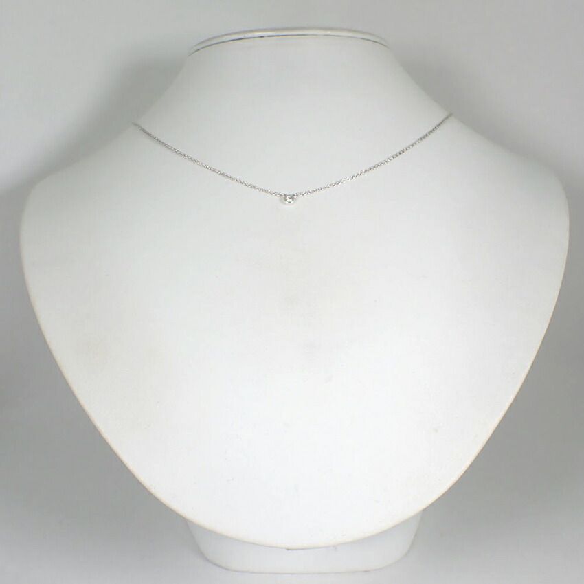 ティファニー 925 バイザヤード ダイヤ/1pc ネックレス//j120-31