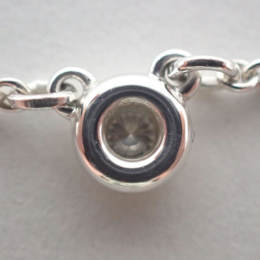 ティファニー 925 バイザヤード ダイヤ/1pc ネックレス//j120-31