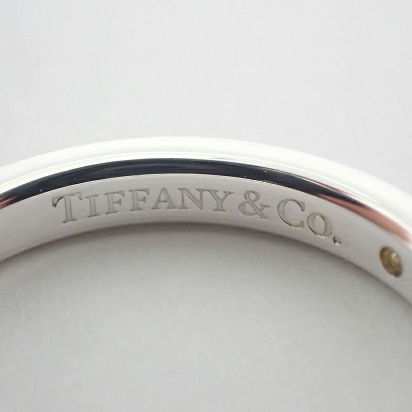 ティファニー 925 ダイヤ スタッキングバンド リング /9号/j120-35