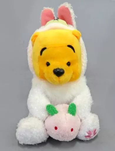 中古】ぬいぐるみ 2011年干支プー(卯/ホワイト) ぬいぐるみ 「くまの