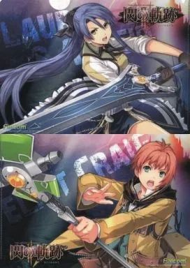 中古】クリアファイル ラウラ/エリオット 英雄伝説 閃の軌跡II B5