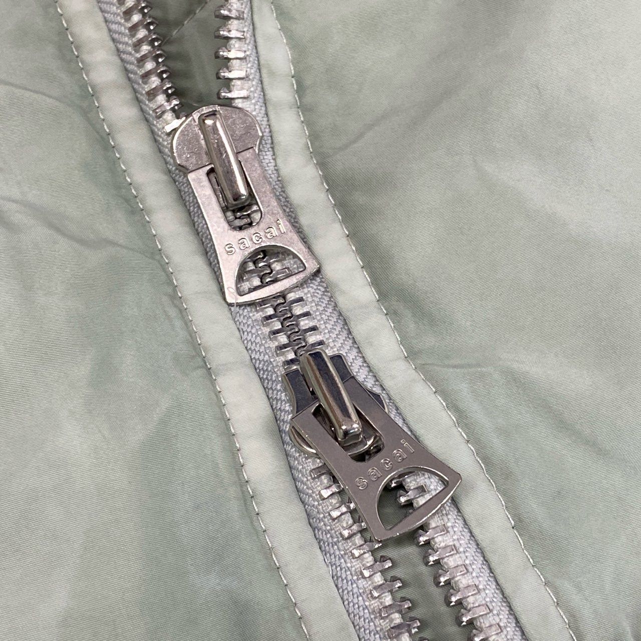 55L23 sacai サカイ 24AW Garment Dye Rip × Nylon Twill BL
