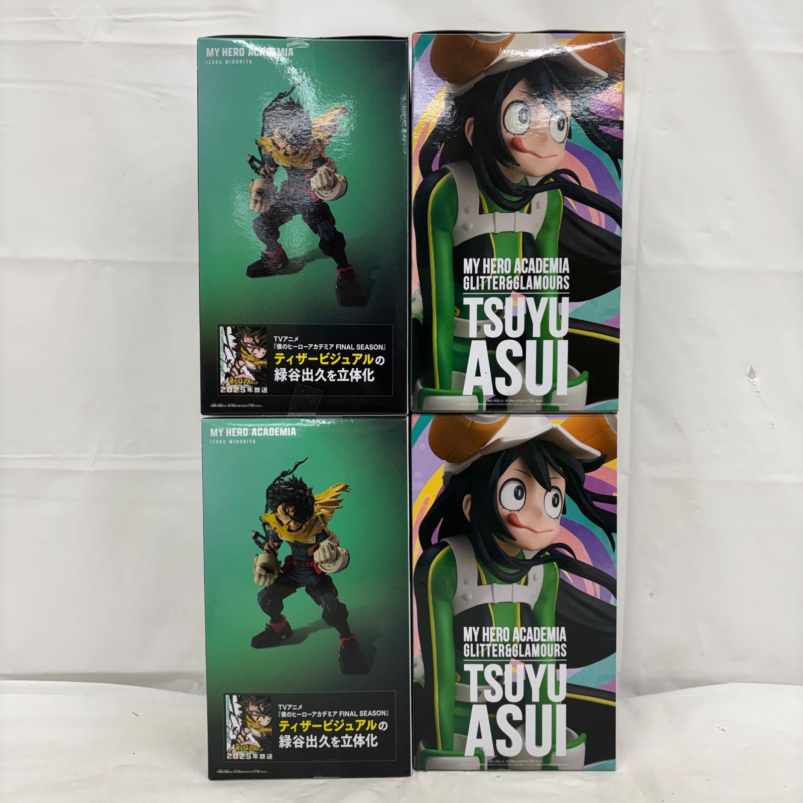 未開封 僕のヒーローアカデミア フィギュア 4個セット LFQ934 f101