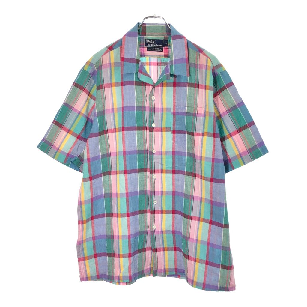 古着90年代POLO by Ralph Lauren チェック柄 楽天市場】90年代 Polo by Ralph Lauren ポロ ラルフローレン 長袖