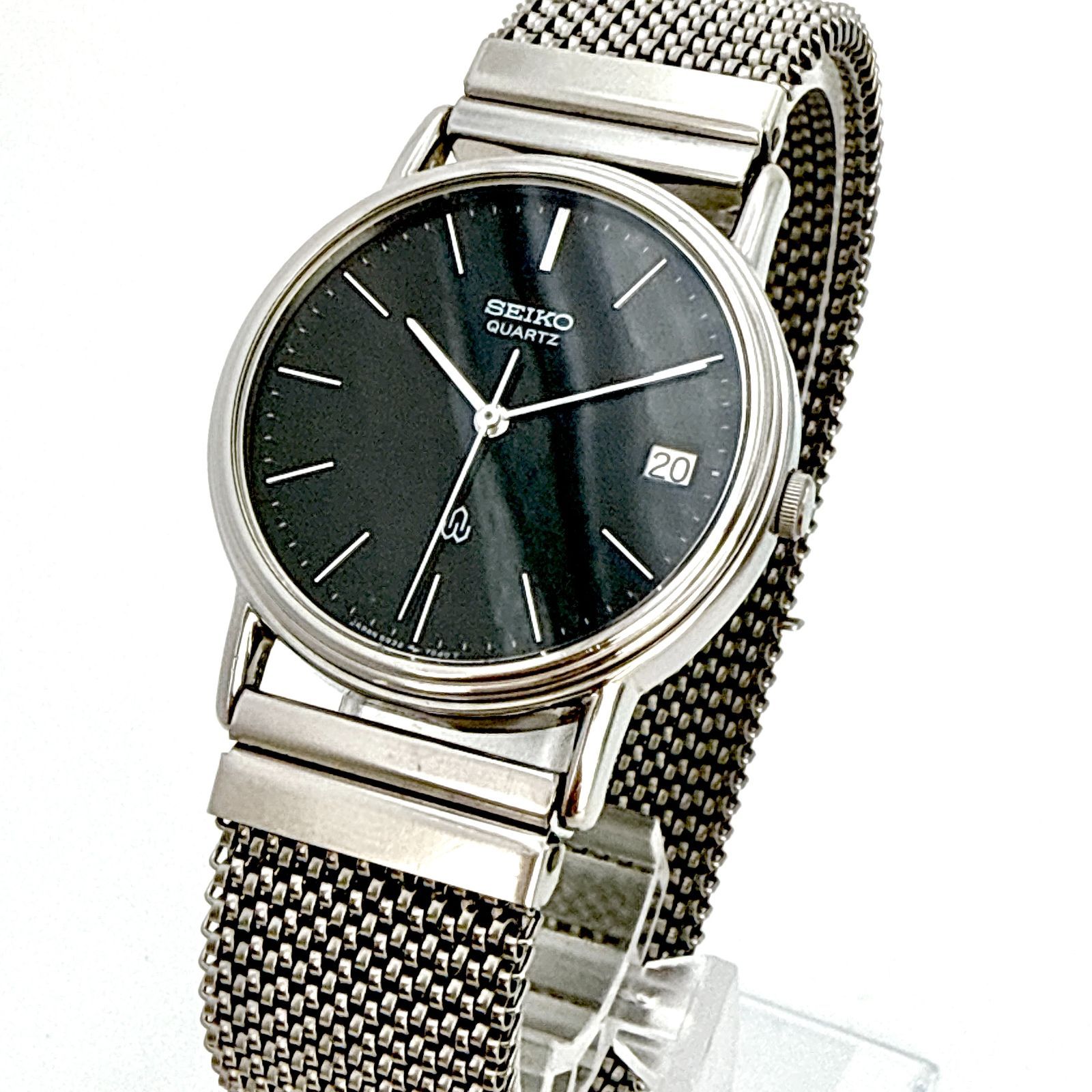 セイコー　シャリオ　紳士腕時計　ヴィンテージ クオーツ　未使用 B084【稼働・美品・ヴィンテージ】SEIKO Chariot セイコー シャリオ