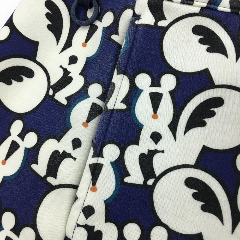 パーリーゲイツ　スカート 0/S 総柄 ネイビー　星　スター　ヴィンテージ加工 パーリーゲイツ スカート 0/S 総柄 ネイビー 星 スター ヴィンテージ