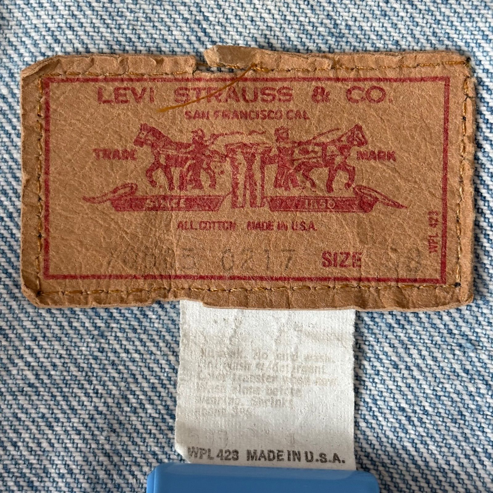 70s リーバイス 70505 USA製 ヴィンテージ デニムジャケット 38サイズ