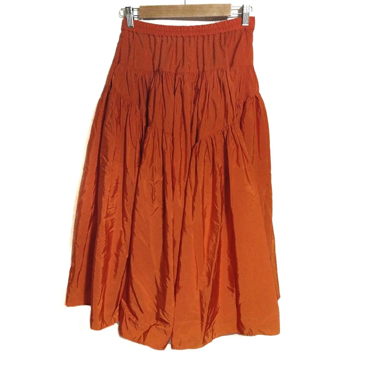 SHE Tokyo シートーキョー ロングスカート 赤 36 SHE Tokyo(シートーキョー) ロングスカート サイズ34 S レディース美品